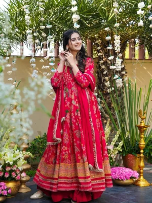 Premium Gown Three piece